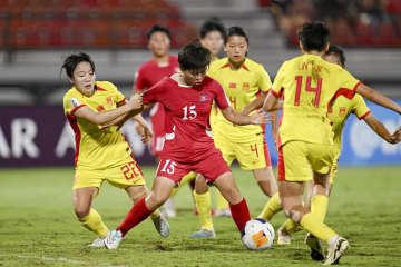 19日に行われたサッカーのU－17（17歳以下）女子アジアカップ（インドネシア）決勝で、日本は北朝鮮に0－1で敗れた。資料写真。